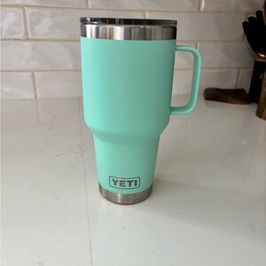 YETI Seafoam Travel Mug with Handle